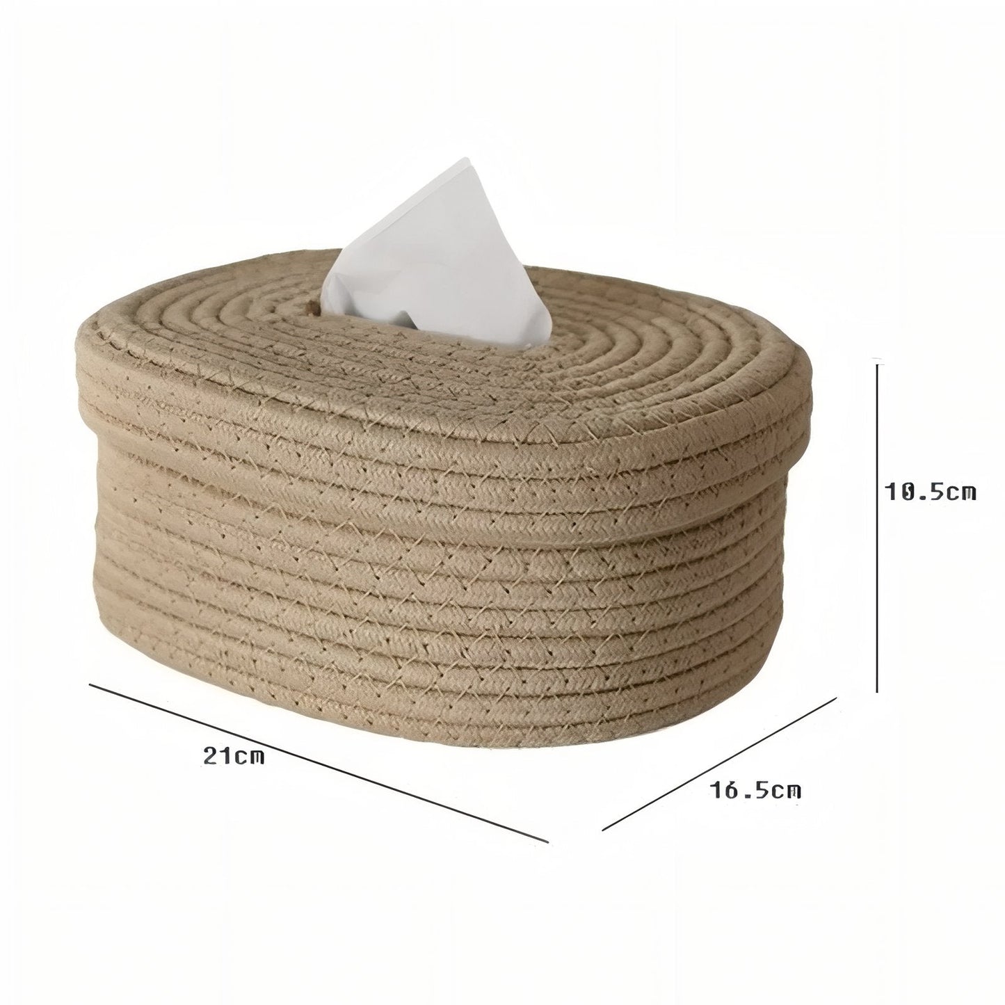 Carvallo – Oval vävboks för smidig organisering och praktisk