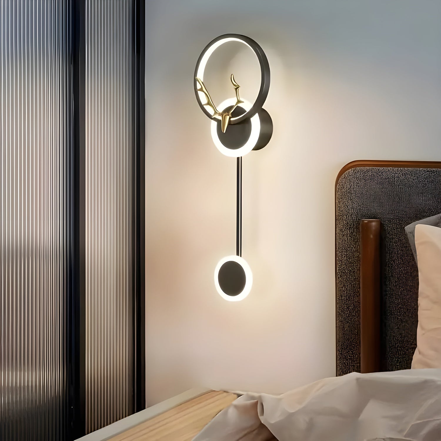 ModiGlow Light - Modern LED vägglampa med dubbel huvdesign