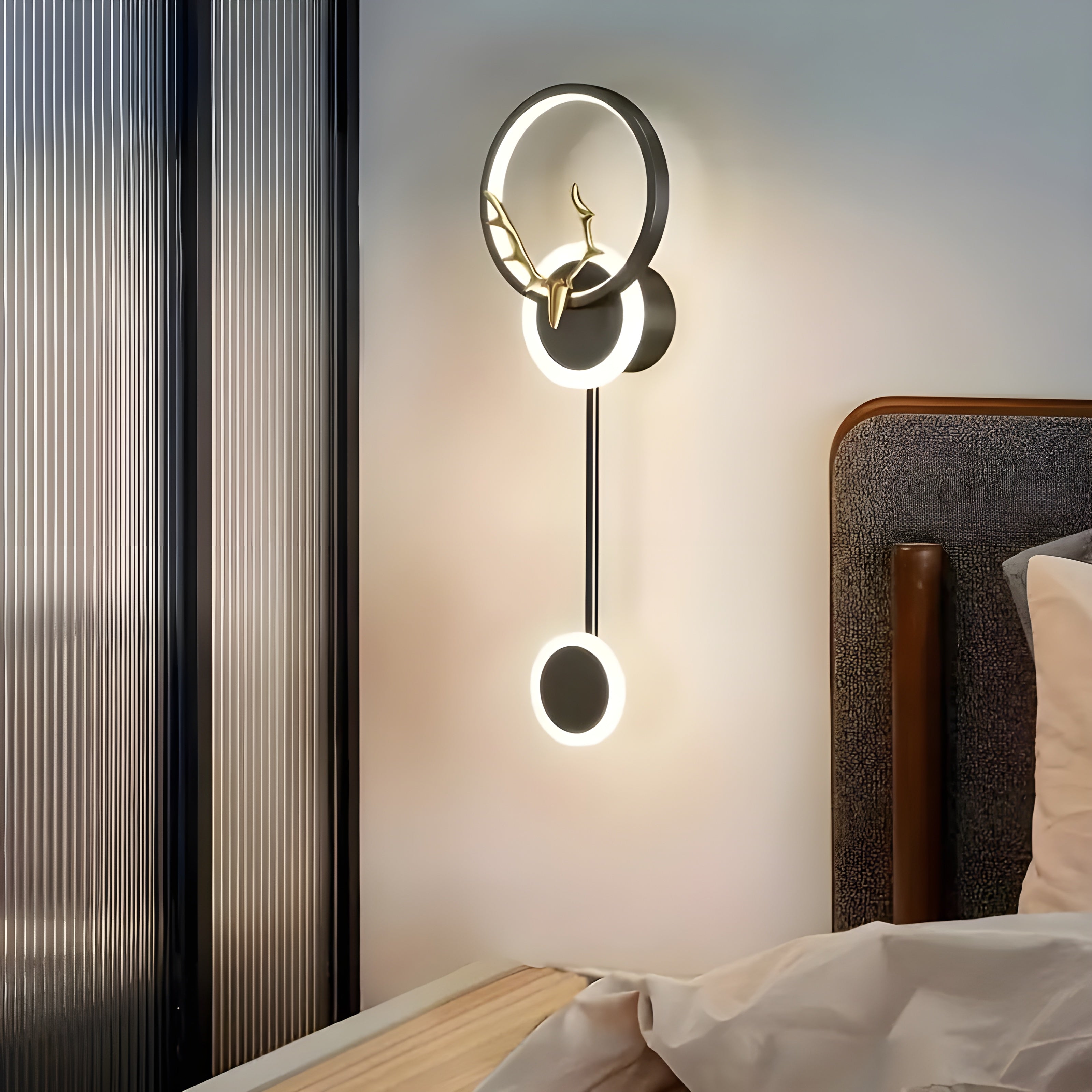 ModiGlow Light - Modern LED vägglampa med dubbel huvdesign