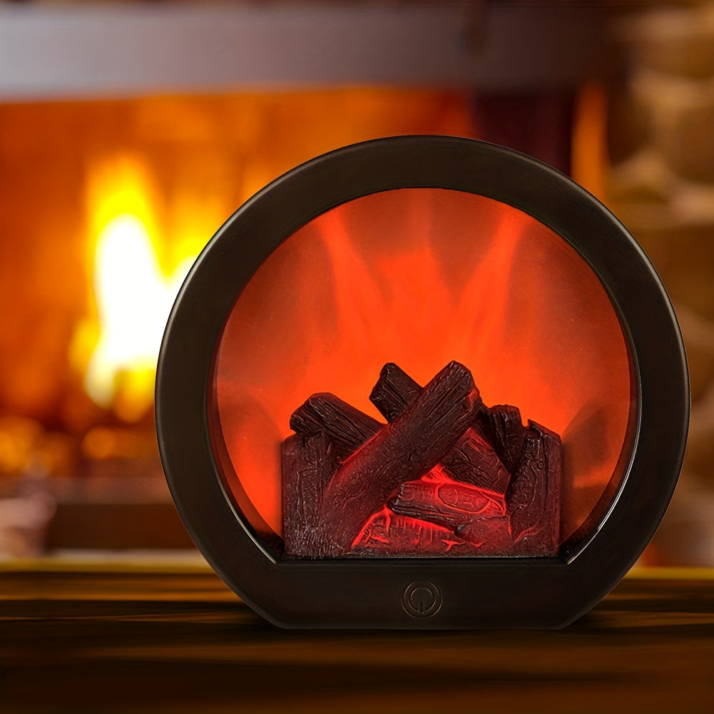 FlameGlow - Simulerad Kolglödlamps med Retro-stil Dekoration