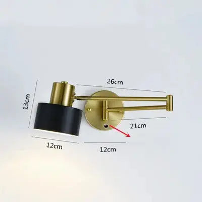 Carvallo - Dimbar LED Vägglampa för Modernt Kontor