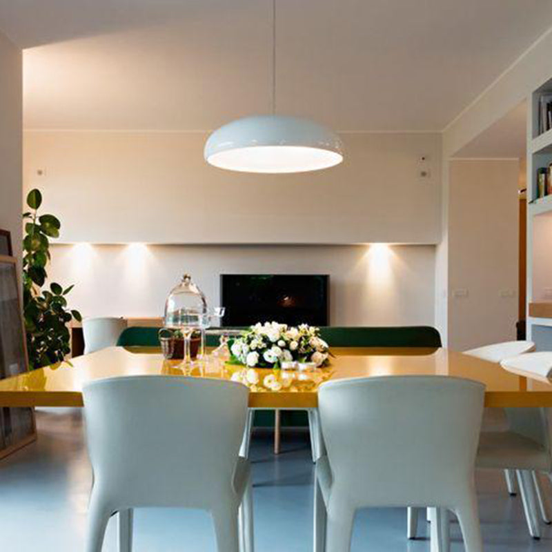 Celestia Ronde LED Taklamp - Vit Metall för Sovrum och Vardagsrum