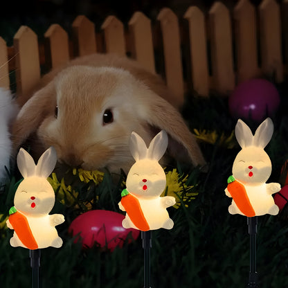 HoppyShine Light – 6-pack Solarbetrivna Påskhar-lampor