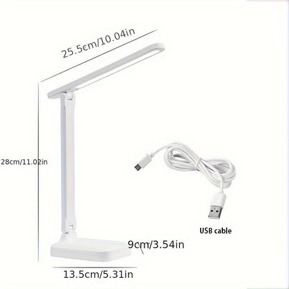 LumiDesk - Dimmbar LED Skrivbordslampa med Touchkontroll och USB