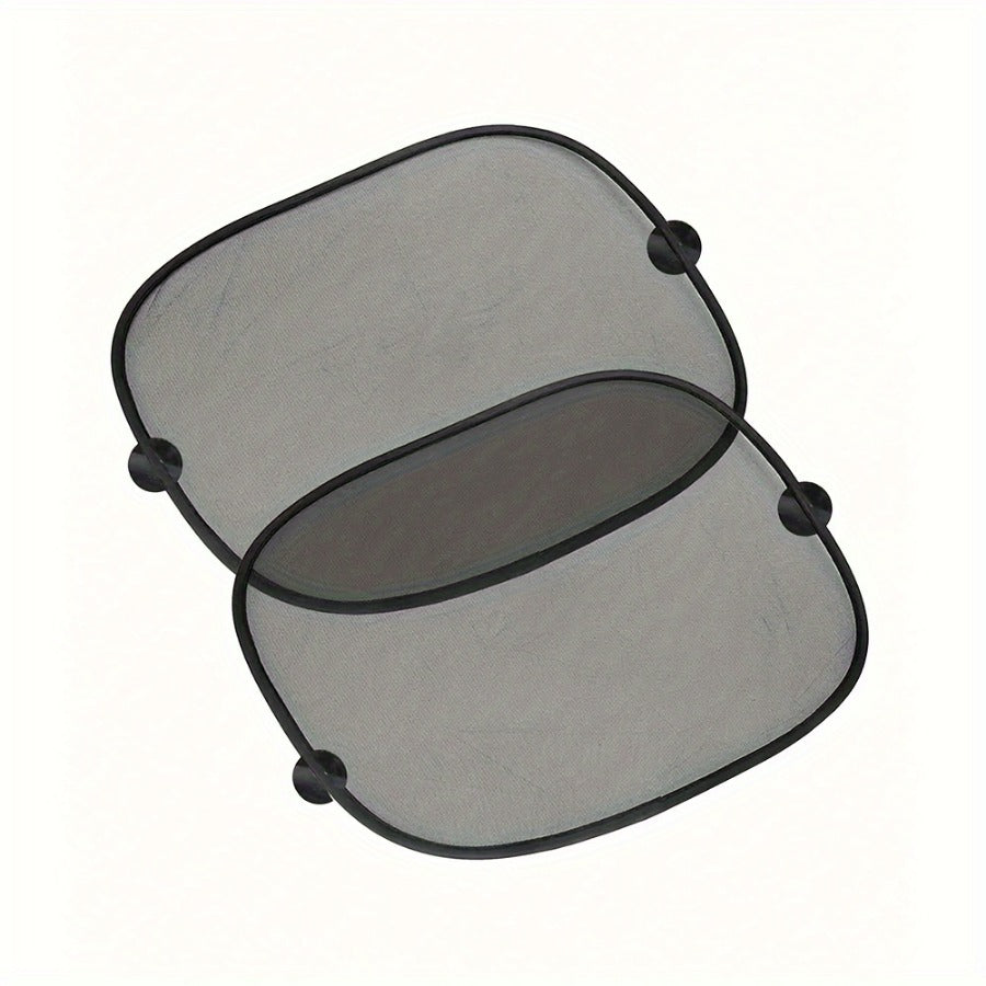 Carvallo-Solskydd SolarisFix | 2-pack för bakrutor | UV-skydd & värmeskydd | Med sugkoppar