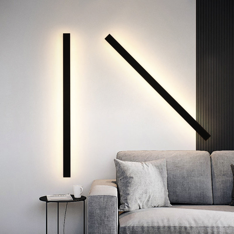 Zenith - Modern Design LED Vägglampor Svart Metall för Trädgård och Hall