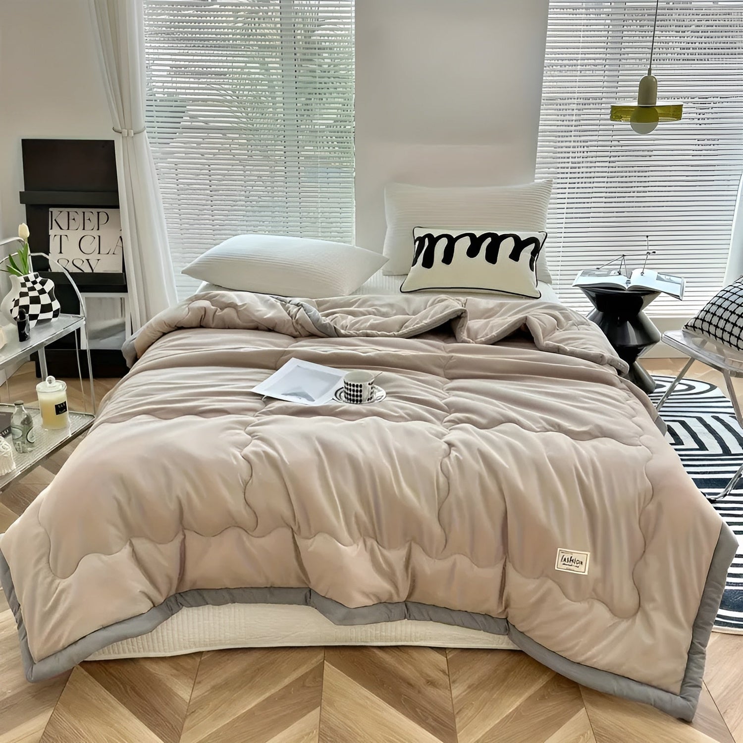Lätt täcke för sommaren – Andas &amp; Mångsidig | För soffa, säng &amp; resor