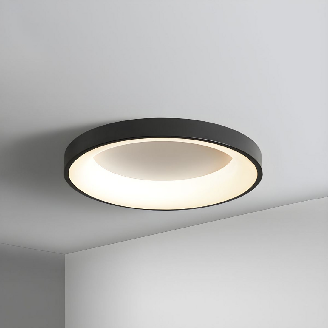 Enkel LED-taklampa | Minimalistisk modern design | H1.97in | Varm ambient belysning | Elegant hemarmatur | Brick by Brick