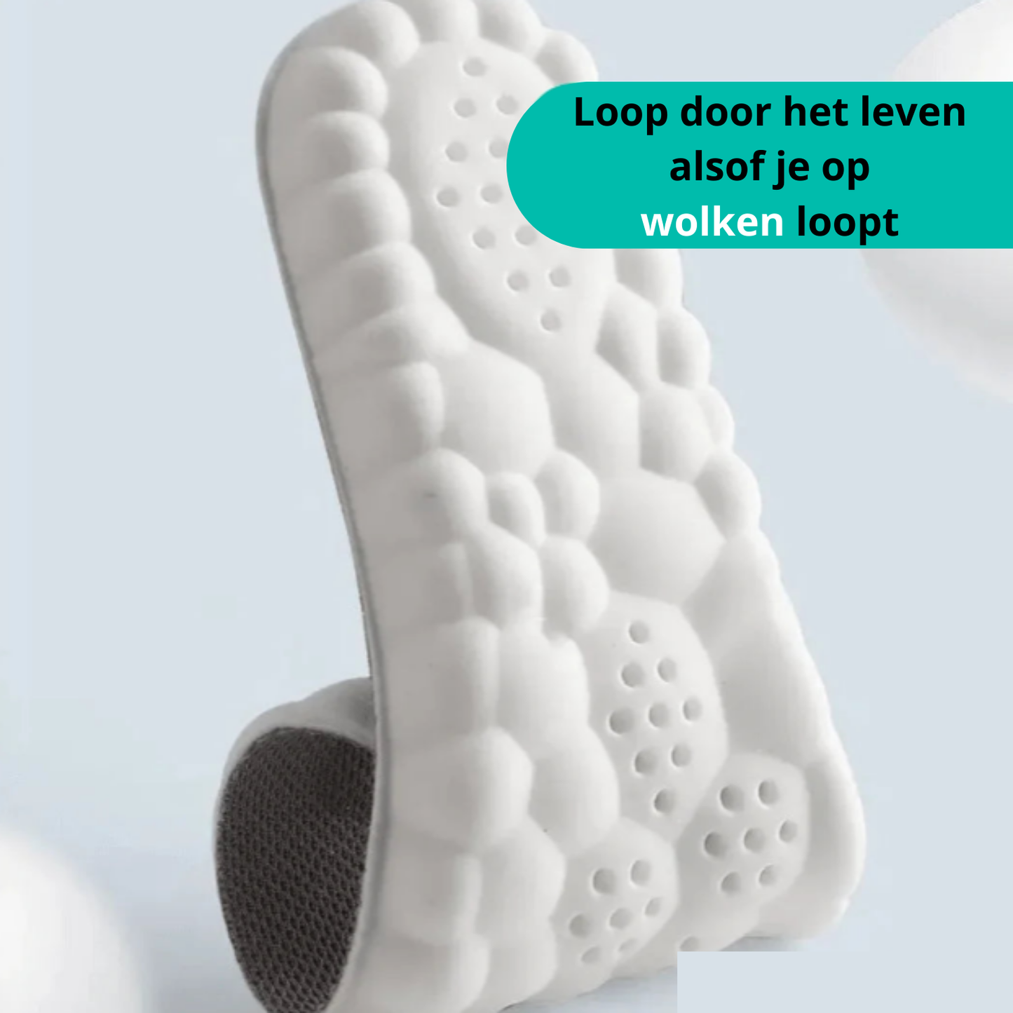 Carvallo 4D inläggssulor | Smärtfri fötter | Ergonomiskt stöd | Tvättbar & Anpassningsbar