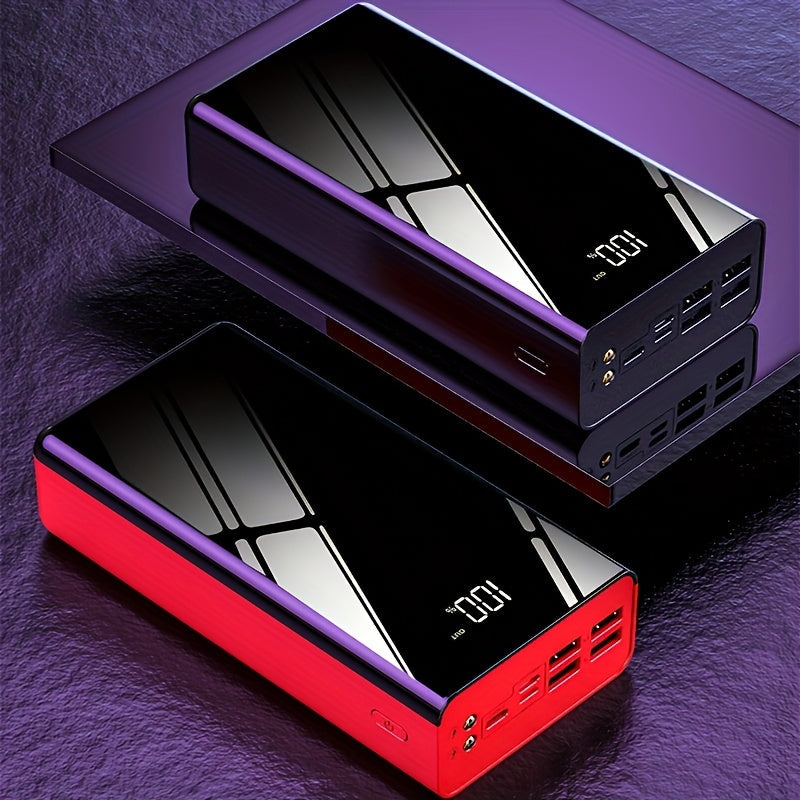 50000mAh Power Bank Snabb Laddning LED Display Ficklampa