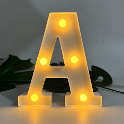 AlphaGlow - LED Dekorativ Bokstavslampa med Batteridrift