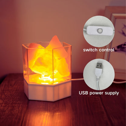 Zoutlampa - Himalaya Nattlampa med USB-anslutning