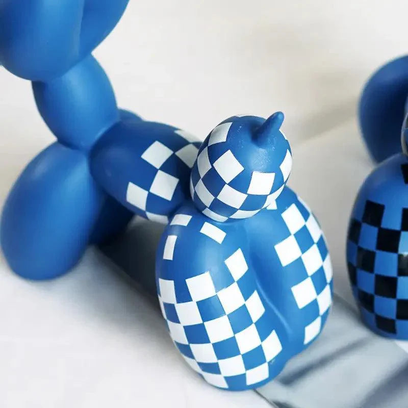 Carvallo Ballonhund Skulptur | Modernt Nordiskt Design | Dekoration av Resin | För Vardagsrum, Kontor & Presentidéer