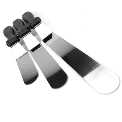 Set av tårtslickare i rostfritt stål 3-pack