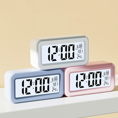 Digital väckarklocka med LCD-skärm - Datum- och temperaturvisning