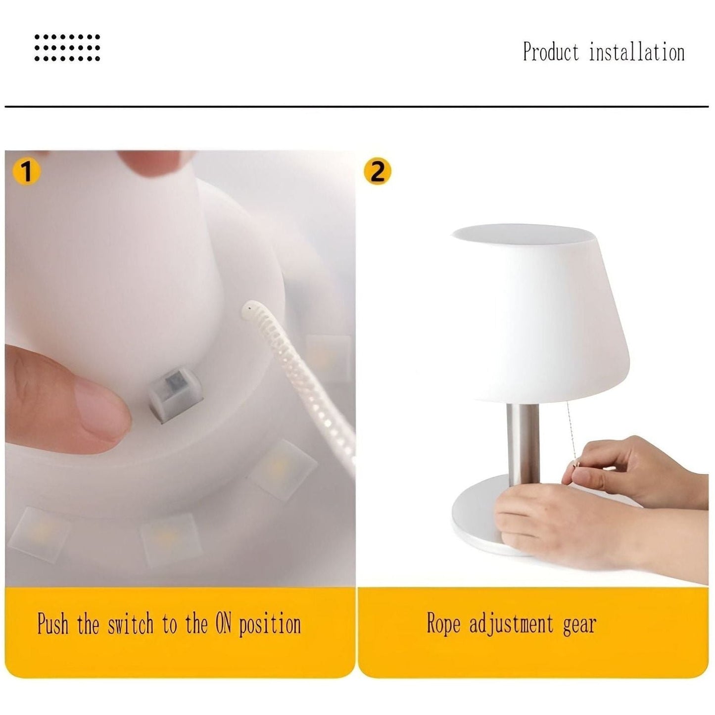 ClassicGlow Lampa - Traditionell Solarbordslampa