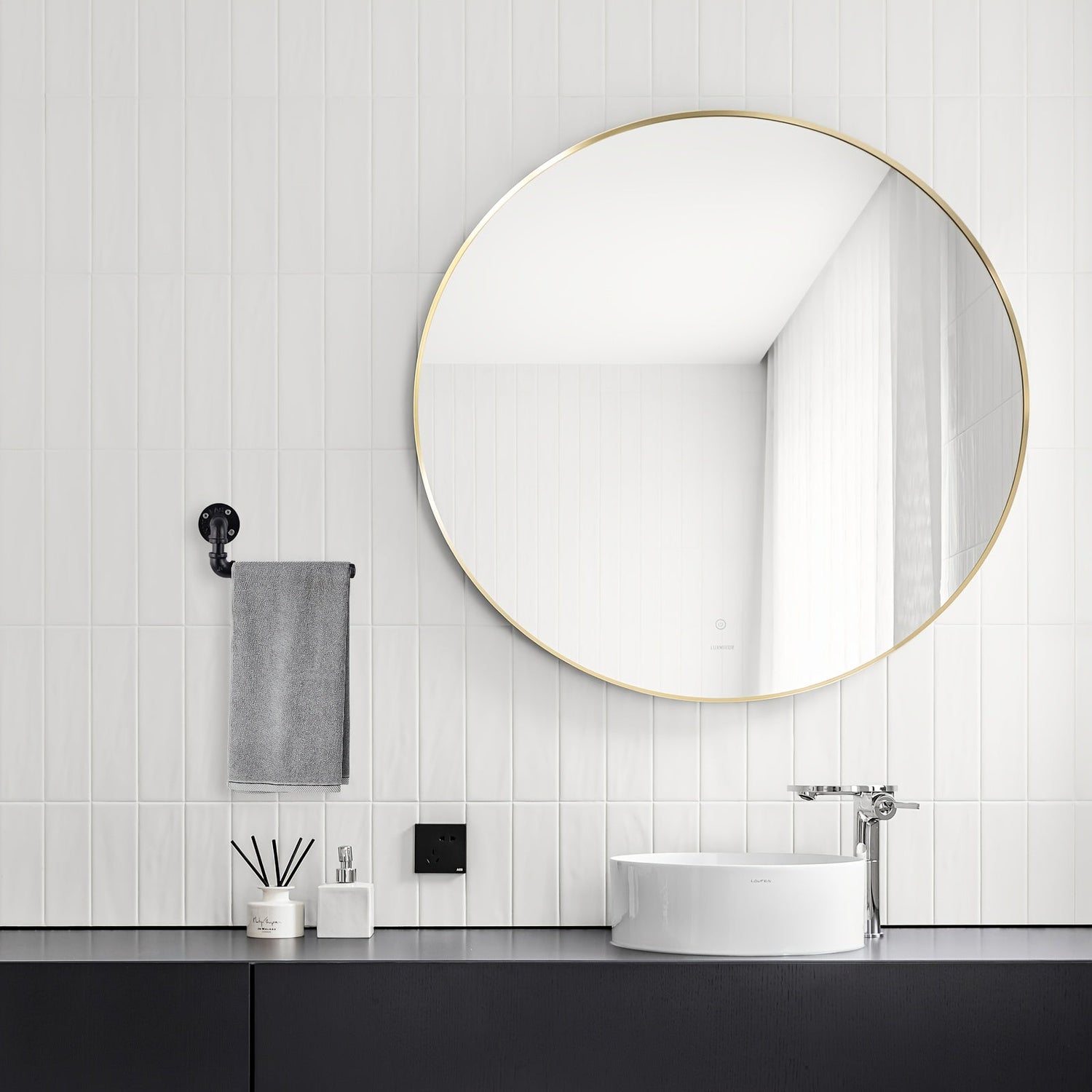 Industriell Toalettpapperhållare - För ett Stilrent Badrum