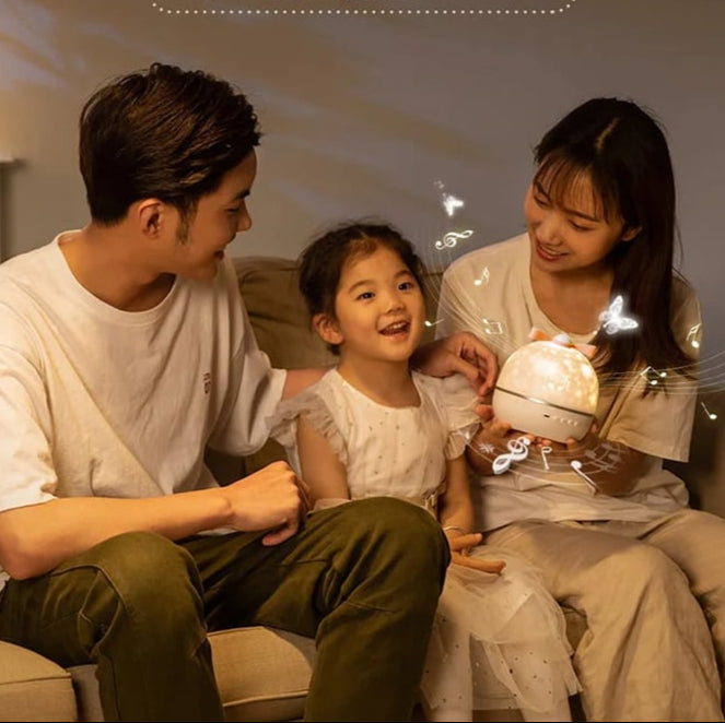 LunaBeam – Lugnande LED-projektor med natthimmel | 1+1 Gratis