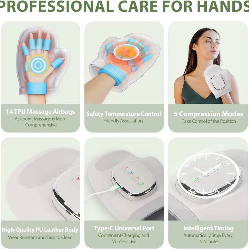 Professionell Handmassage med värmekompression lindring