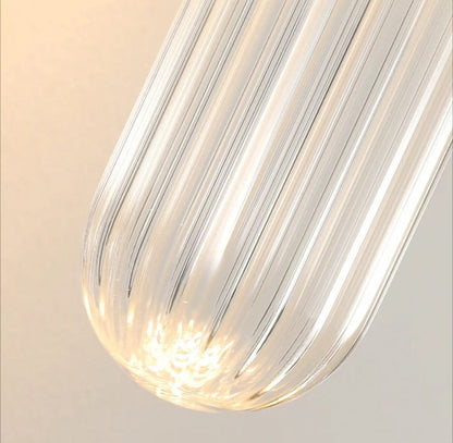 Modern glaspin-vägglampa – Elegant LED-design för vardagsrum, sovrum och hall