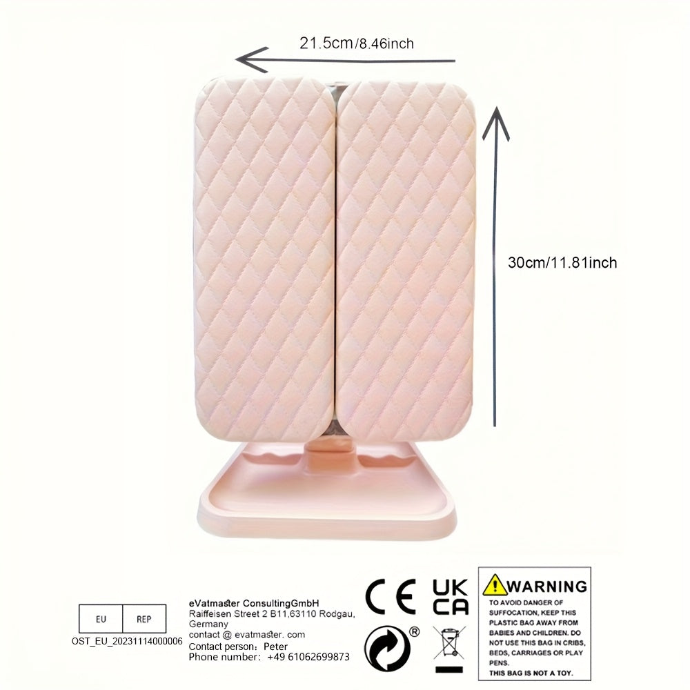 LED Sminkspegel Smart Touch Uppladdningsbar Fällbar Makeup Spegel