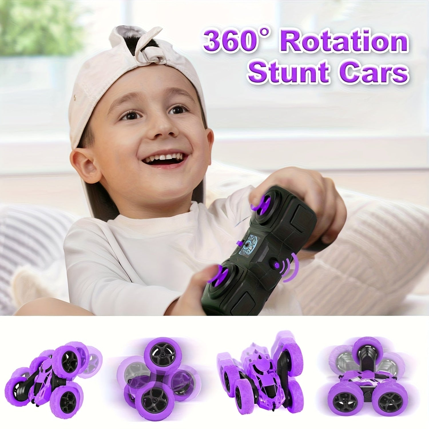 Fjärrkontroll Stuntbil med Ljus