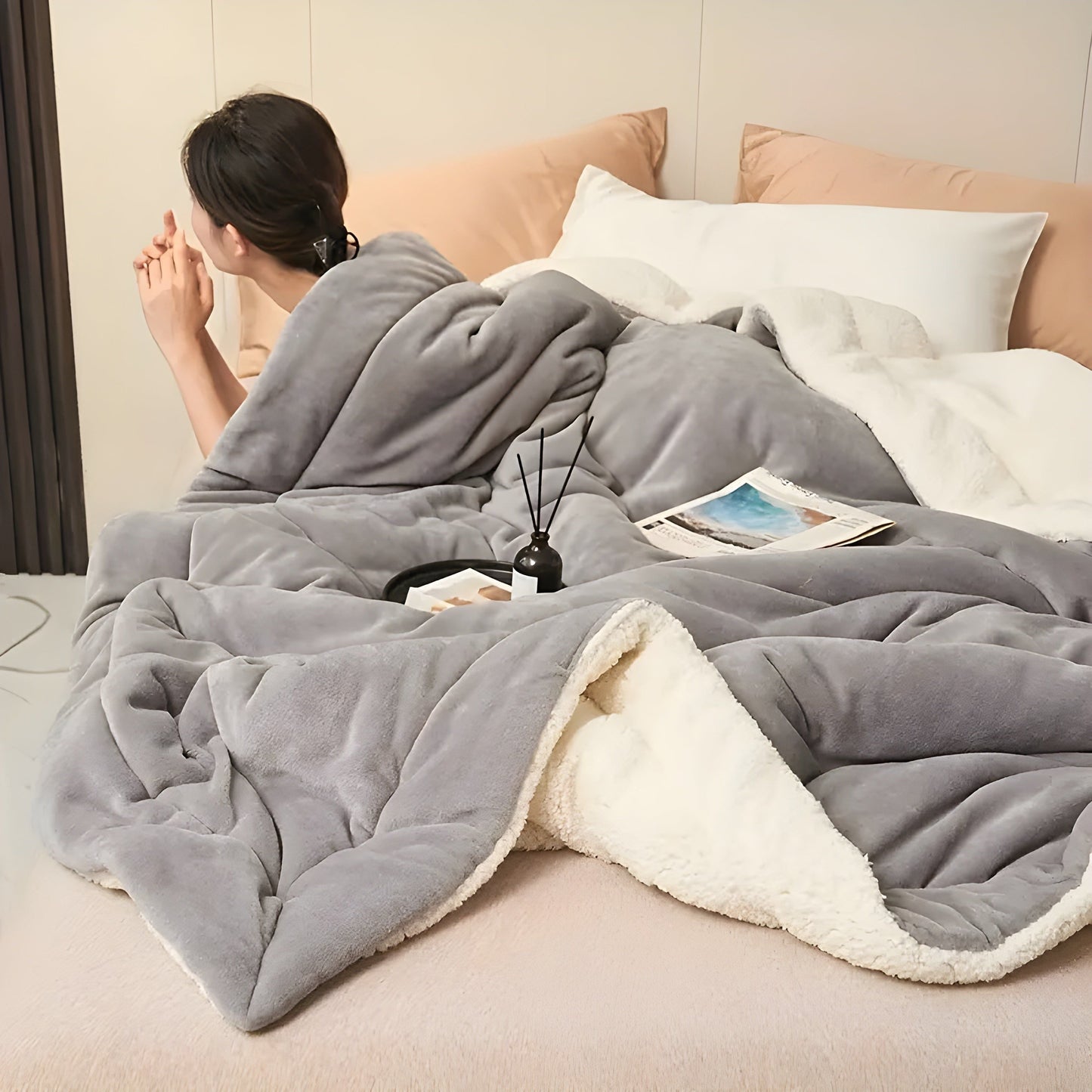 CloudNest Comforter - Varm Dubbel-Lager Tjock Quilt