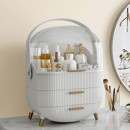 Makeup Storage Organizer med lådor - Kosmetisk bordsskåp