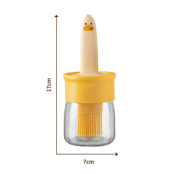 Carvallo – Den praktiska oljedosern med integrerad silikonborste!