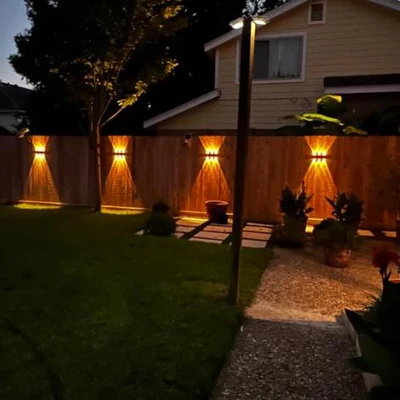 Up & Down Solär Utomhus Vägglampa