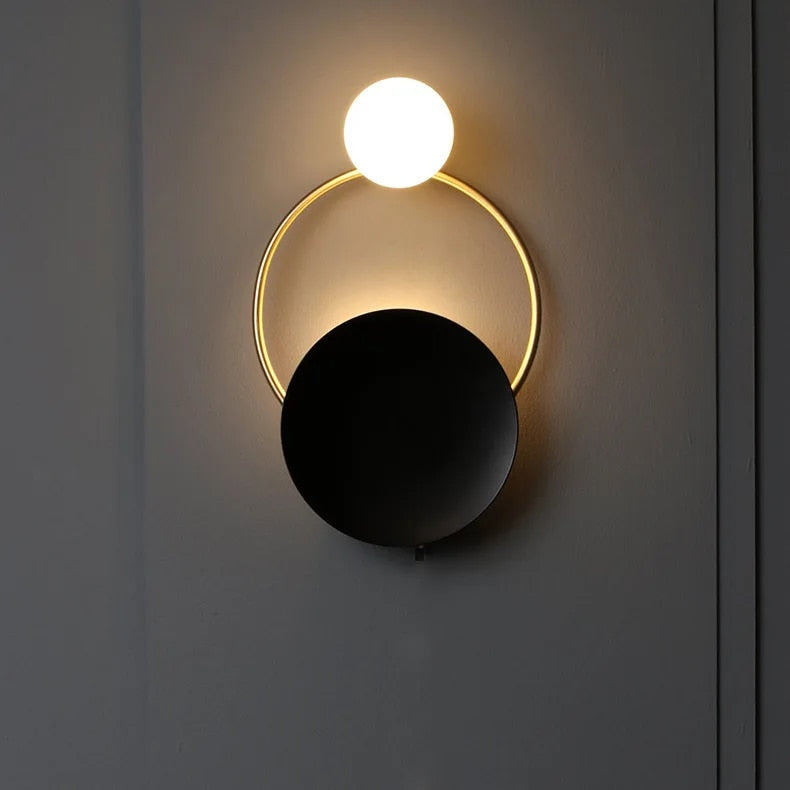 AuroraLuxe - LED Vägglampa i Skandinavisk Stil – Minimalistisk Belysning