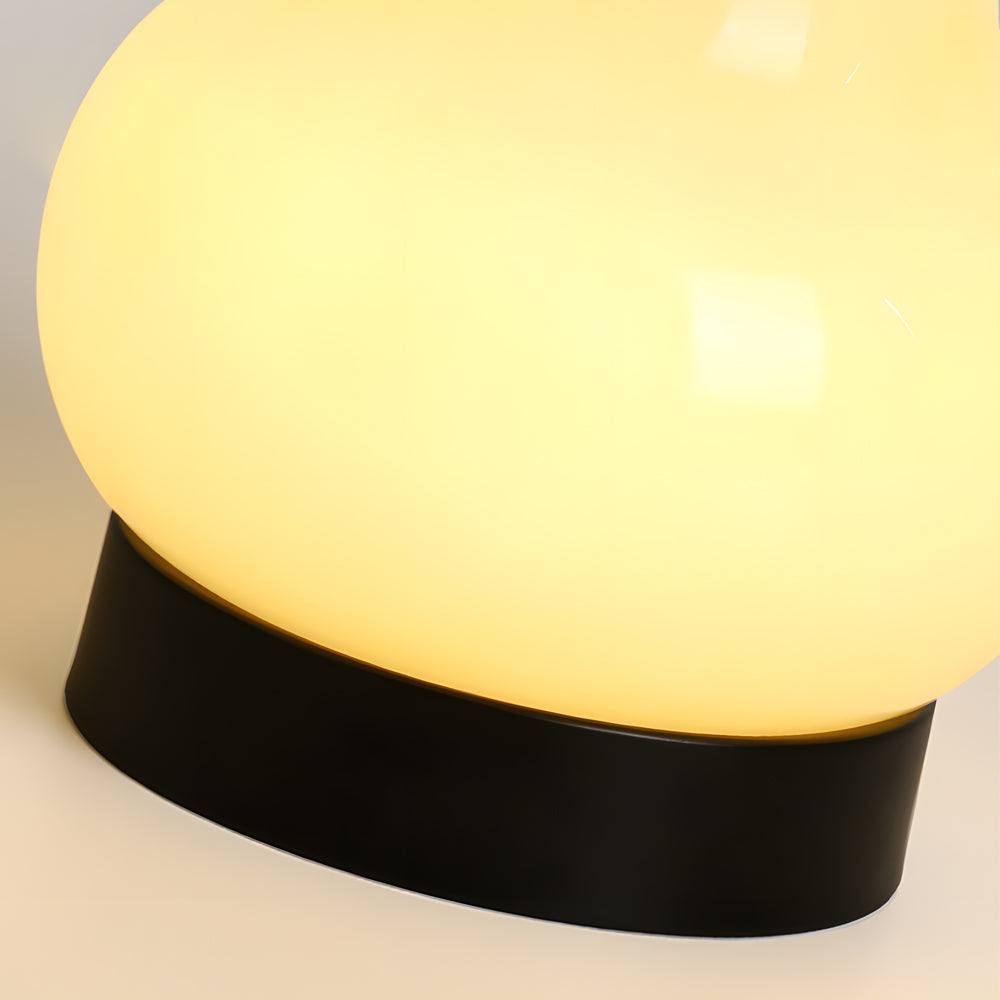 GlowPearl - Bärbar Glas Pear USB LED Bordslampa med Touchkontroll