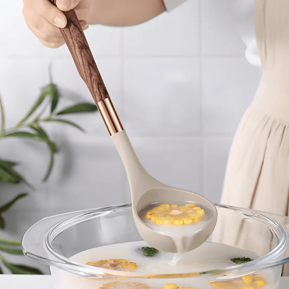 Luxe Silikon Kökredskap | 10 Delars Set