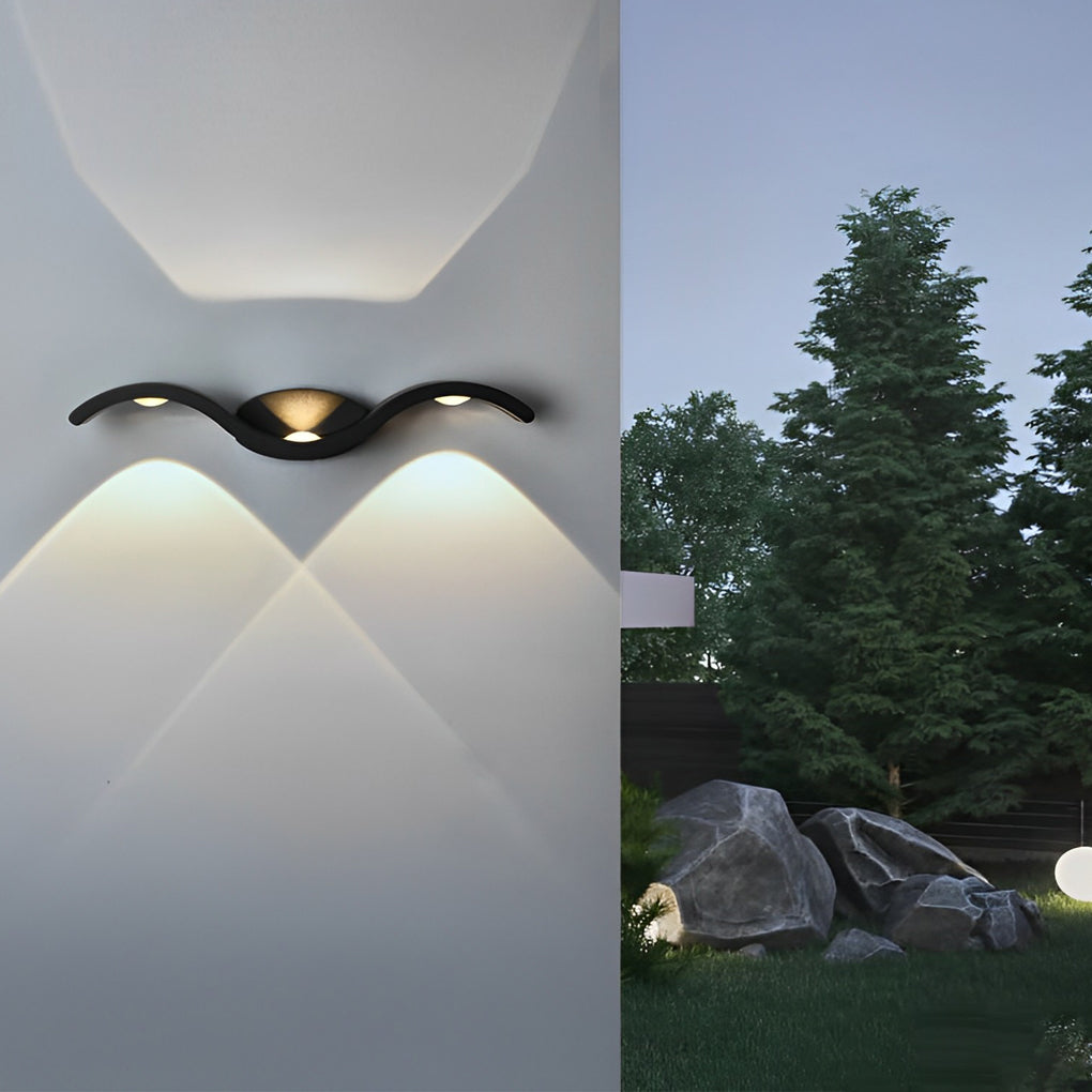 Vägglampa Modern Utomhus LED Upp Ner Lampa