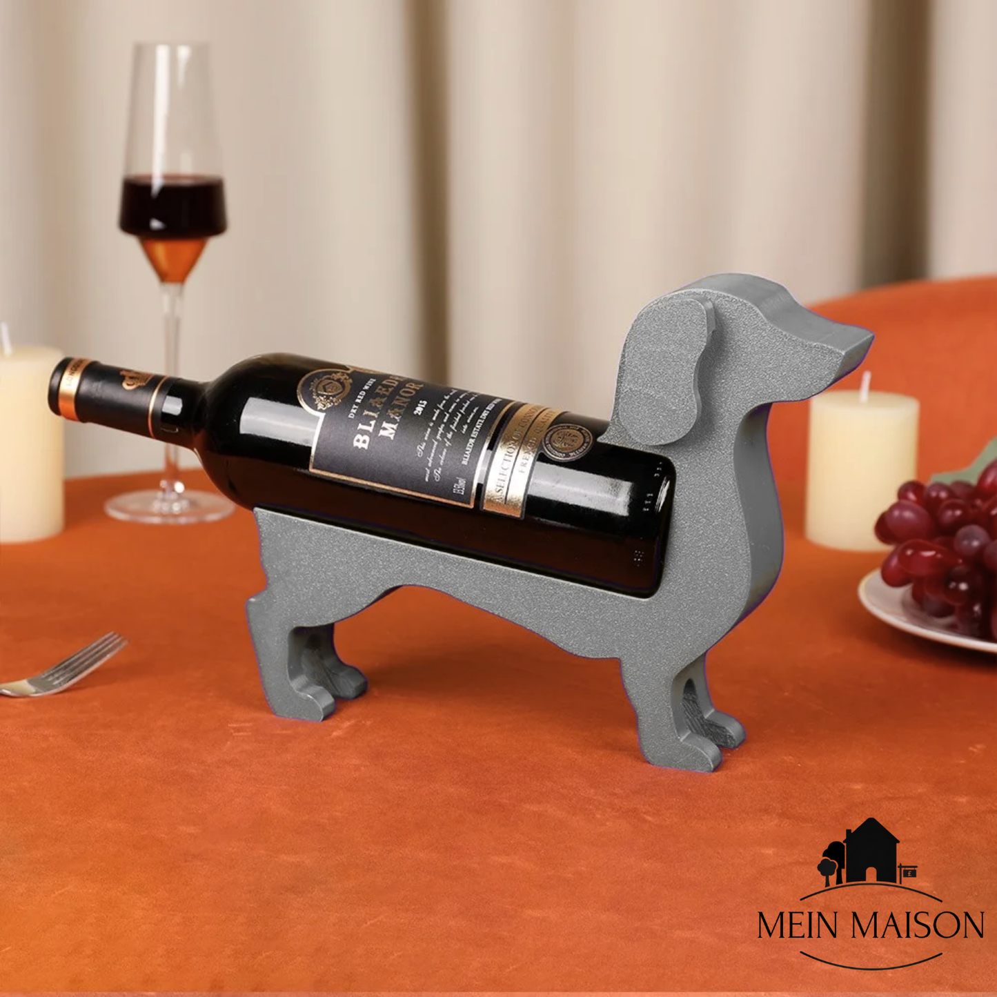 Carvallo Dachshund CorkHound | Originellt design | Stabil & Dekorativ | För 375–500 ml