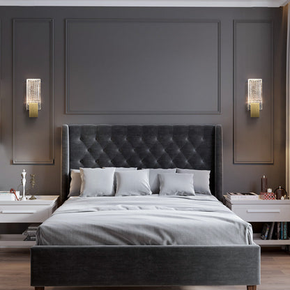RibbedLux - Modern Kristall Vägglampa