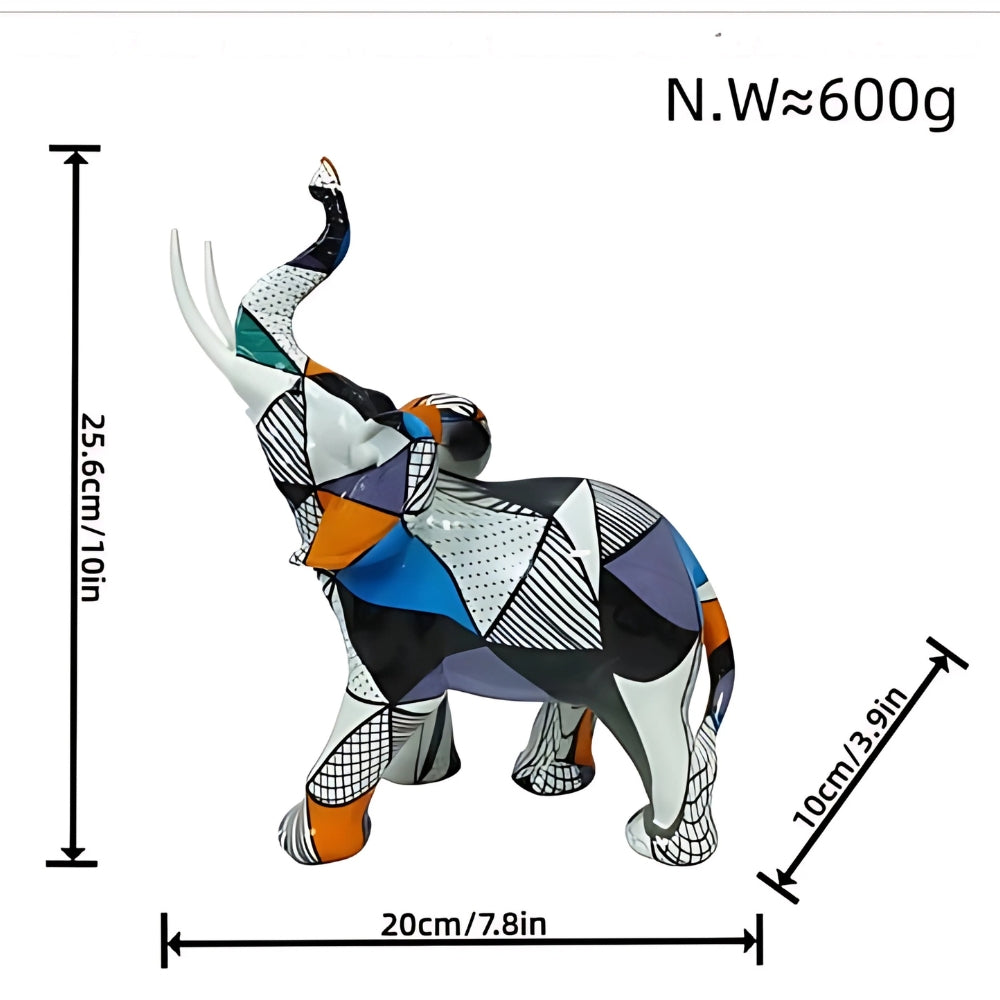 Lyxig Abstrakt Elefant Figur