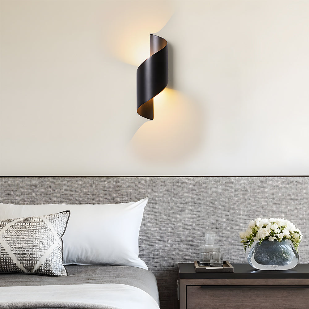 LED Vägglampa med Minimalistisk Aluminiumdesign