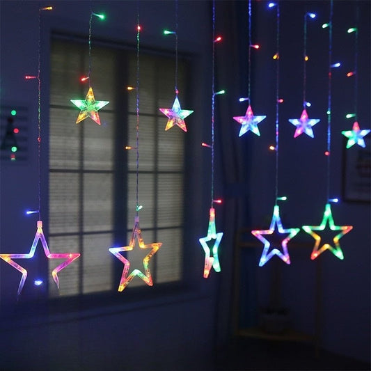 Carvallo – Stjärnformade Ljuskedjor med Kaskad-effekt för en Magisk Stämning