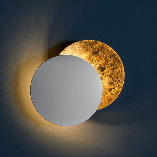 Rotating Round Wall Light | Modern LED Fixture | 7.8–9.8 tum | Creative Iron Design | Brick by Brick