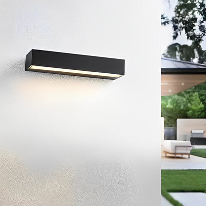 Vägglampa Modern Svart Vattentät Utomhuslampa