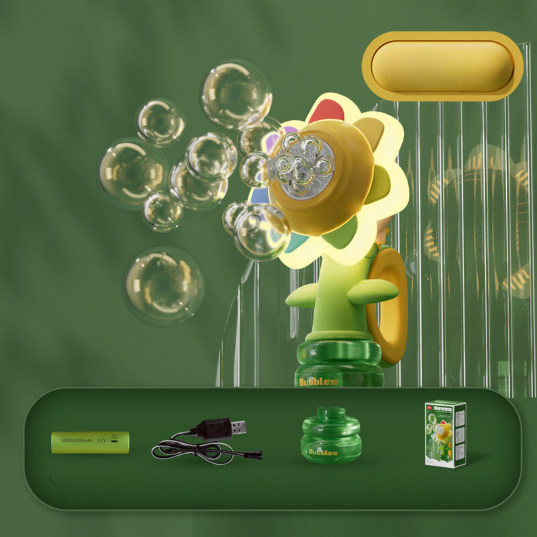 Huvudskakande Bubbelblomma Barnleksak