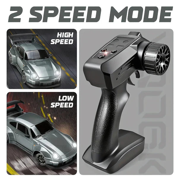 Luxora Retro Drift Master – 4WD RC Bil med LED-ljus