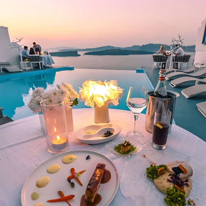 Carvallo - Minimalistisk LED-bordlampa med varmt vitt ljus för stiliga rum