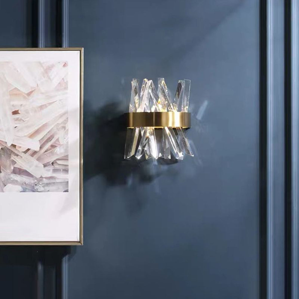 Marilyn Modern LED Vägglampa Inomhus Guld Sovrum/Vardagsrum Metall Kristall
