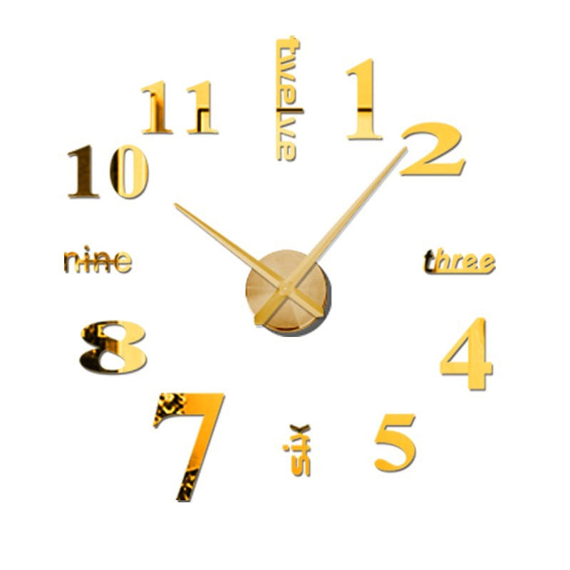 Carvallo – Modern väggklocka med numerisk och ord-timvisning för en stilren look