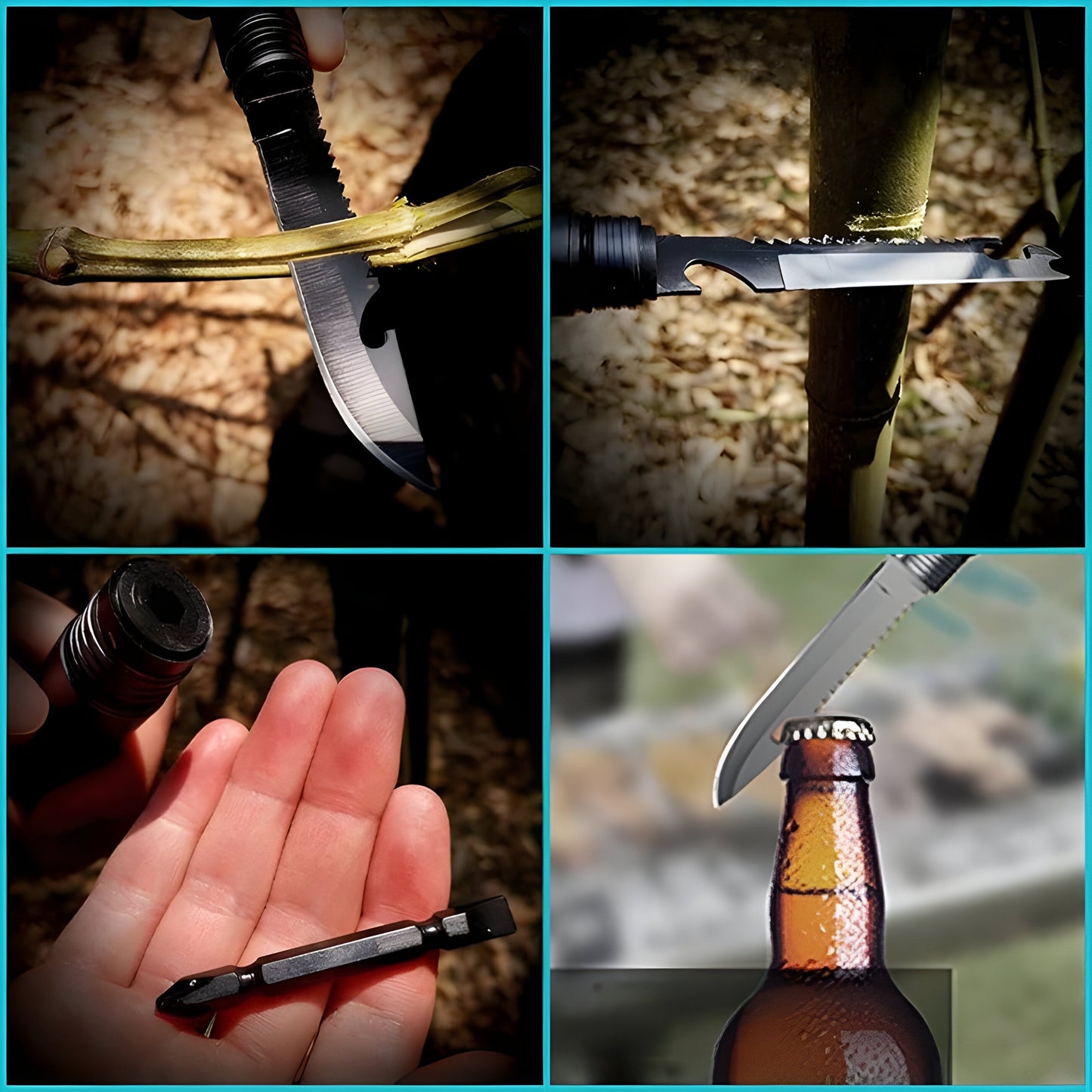 Carvallo TrekVario | Fällbar & Höjdjusterbar | Ultralätt av aluminium | 106–130 cm | Inkl. Terrängtillbehör