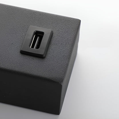 LuxiLicht - Modern Justerbar LED Vägglampa med Strömbrytare och USB Laddningsport