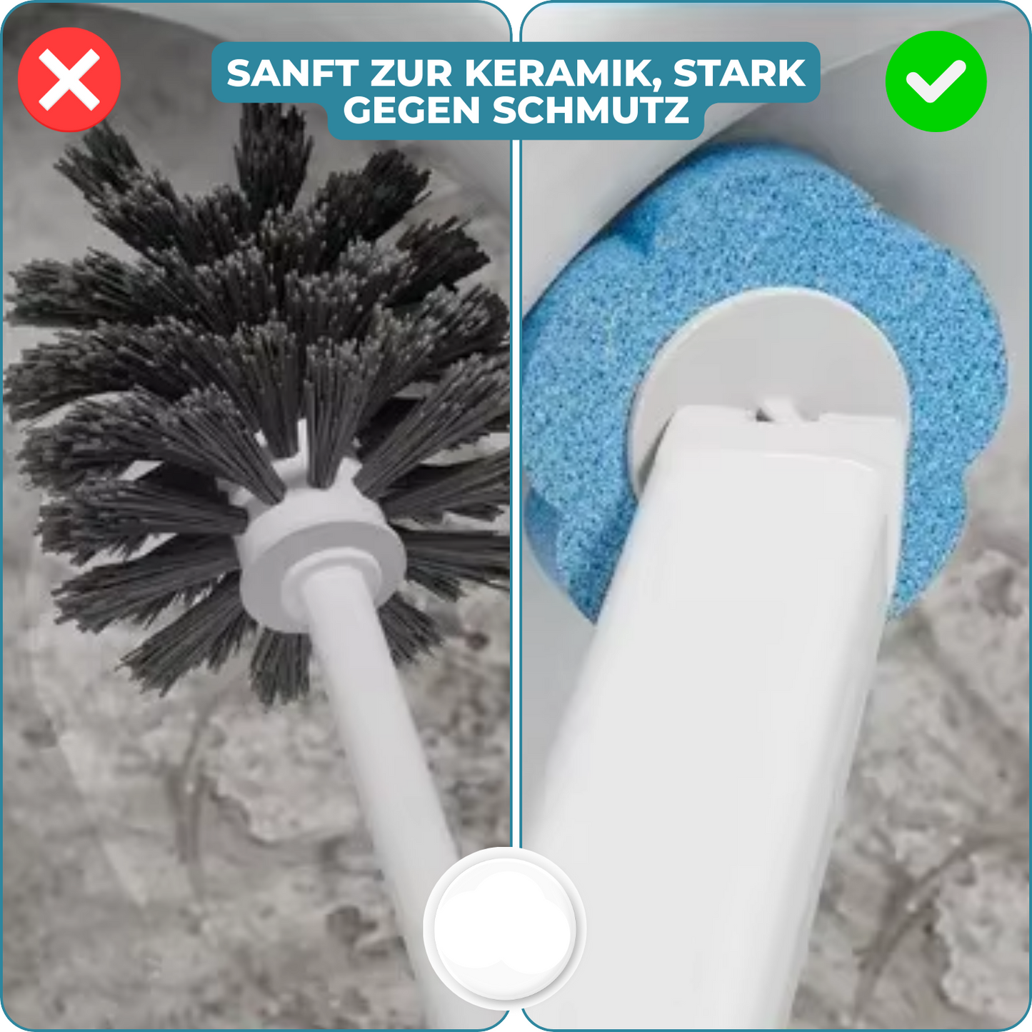 Carvallo – Hygieniskt ren toalett utan skrubbning