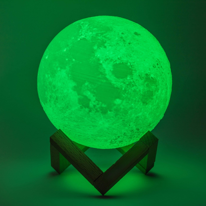 LunarGlow - Trådlampa med 3D-detalj